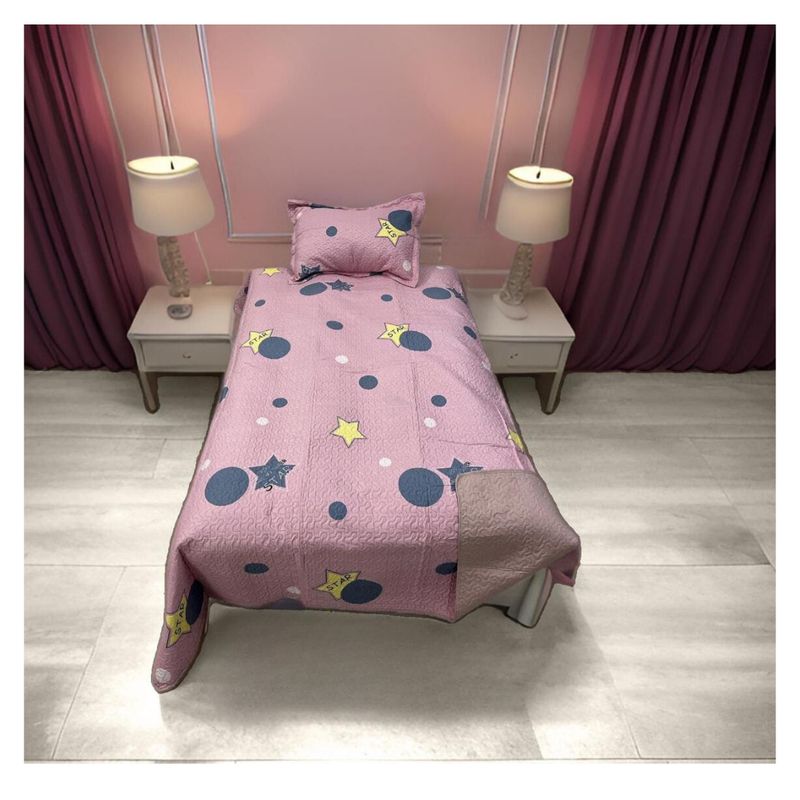 GENERICO - Cubrecama Delgado Quilt De Verano Estampados 2 Plazas