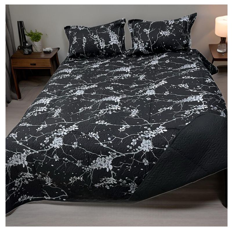 GENERICO - Cubrecama Delgado Quilt De Verano Estampados 2 Plazas