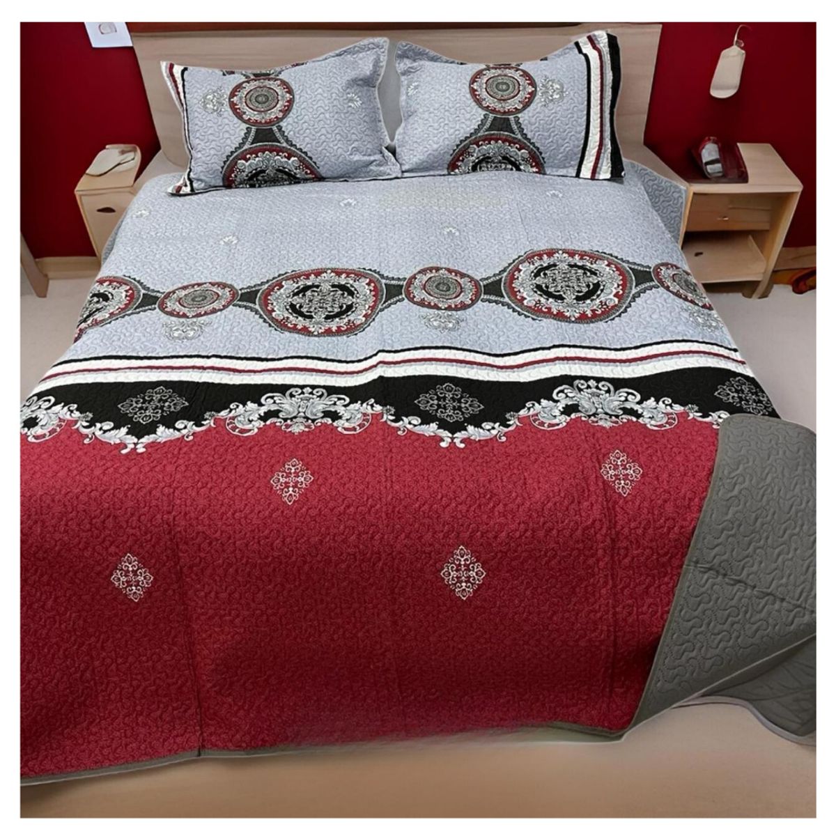 GENERICO - Cubrecama Delgado Quilt De Verano Estampados 2 Plazas