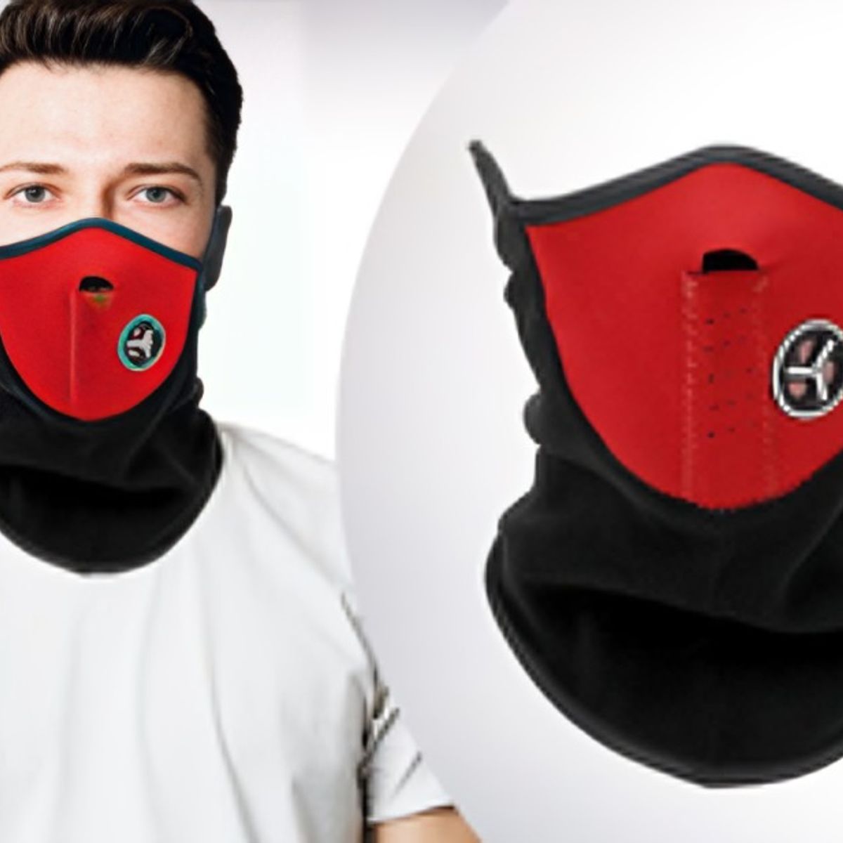 OEM - MASCARA PARA MOTO O BICICLETA POLAR CON NEOPRENE