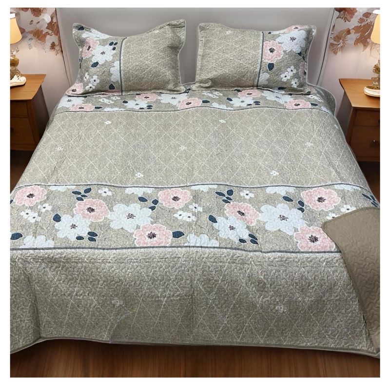 GENERICO - Cubrecama Delgado Quilt De Verano Estampados 2 Plazas