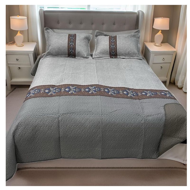 GENERICO - Cubrecama Delgado Quilt De Verano Estampados 2 Plazas