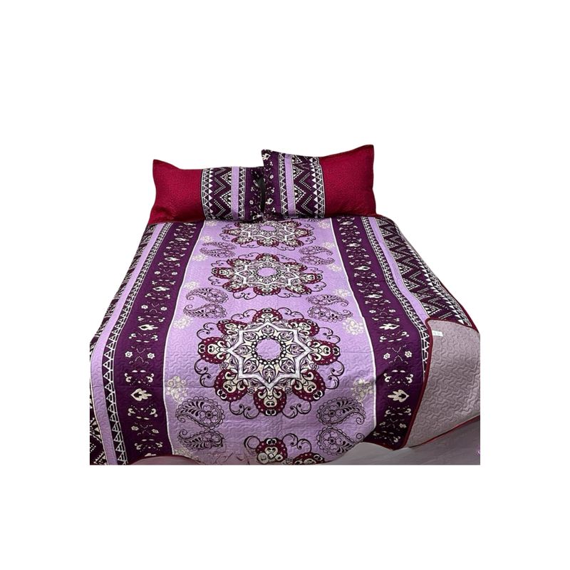 GENERICO - Cubrecama Delgado Quilt De Verano Estampados 2 Plazas