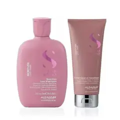 ALFAPARF MILANO - Set Shampoo Y Acondicionador Nutritivo Alfaparf Semi Di Lino