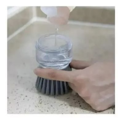 Imagen 2 del producto Cepillo Dispensador Jabon Liquido Lava Loza Platos