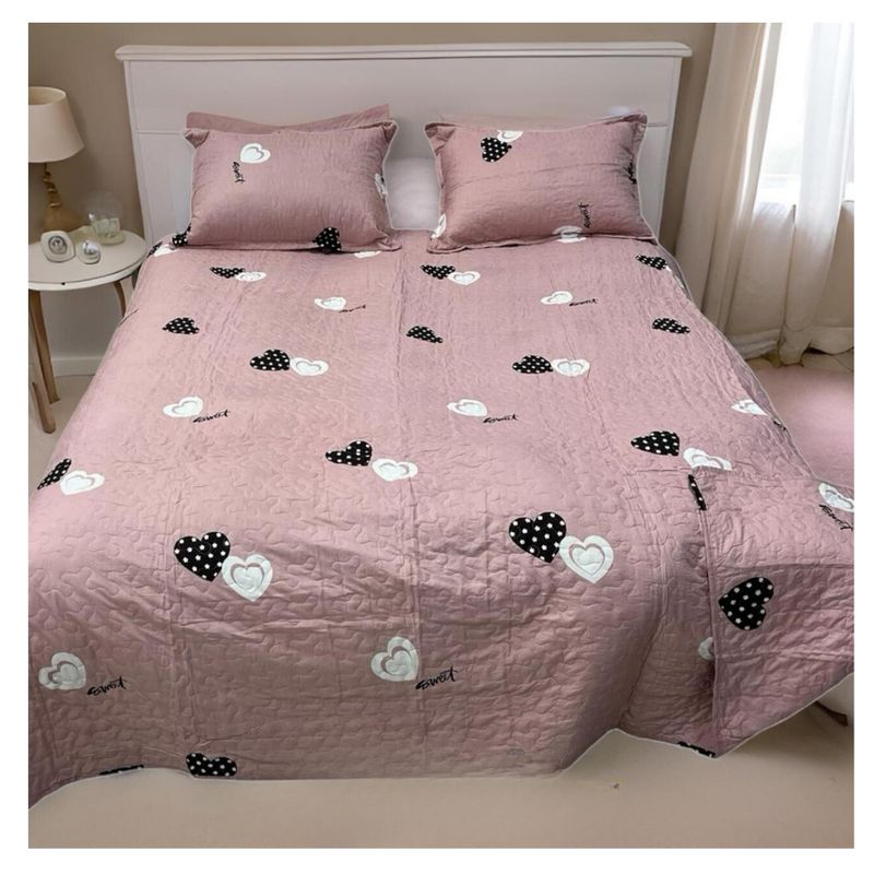 GENERICO - Cubrecama Delgado Quilt De Verano Estampados 2 Plazas