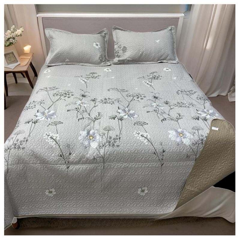 GENERICO - Cubrecama Delgado Quilt De Verano Estampados 2 Plazas