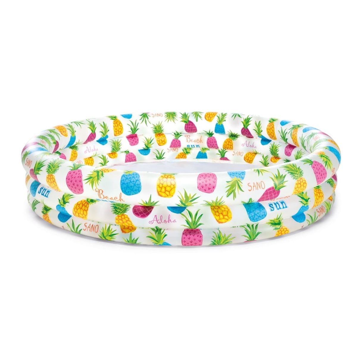 INTEX - Piscina Infantil Inflable 3 Anillos Piñas INTEX