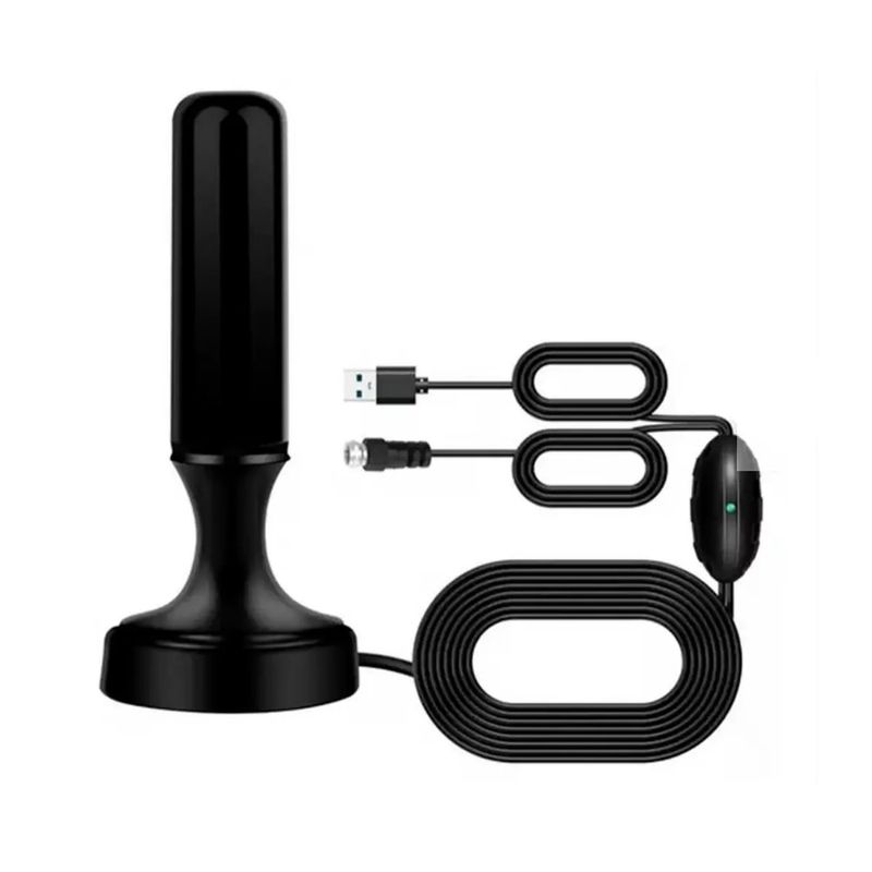 TECNOLAB - Antena Digital Full HD 4K 25dB Con Amplificador Tecnolab TL590