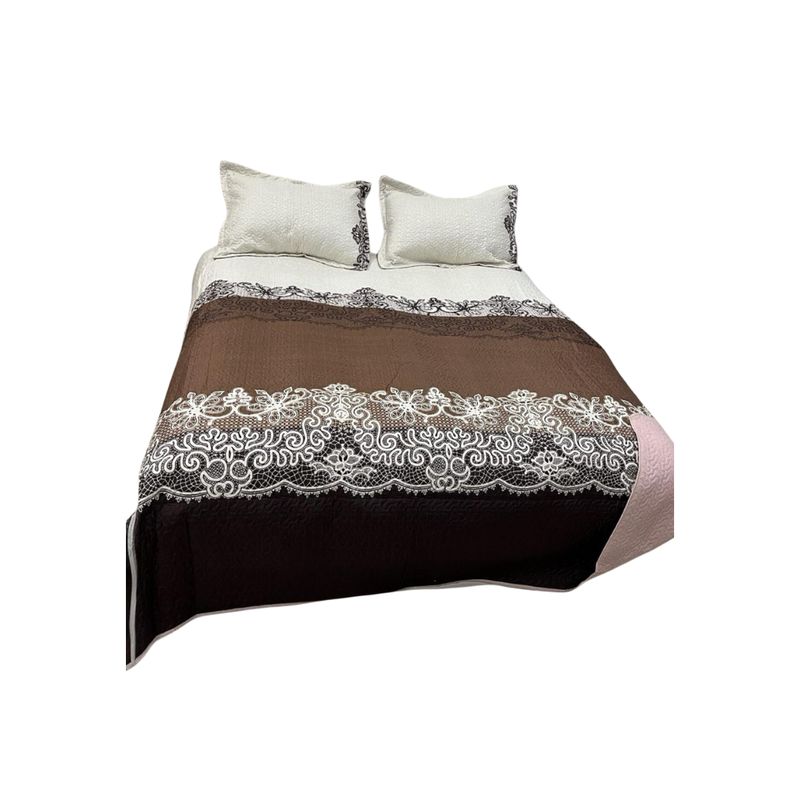 GENERICO - Cubrecama Delgado Quilt De Verano Estampados 2 Plazas