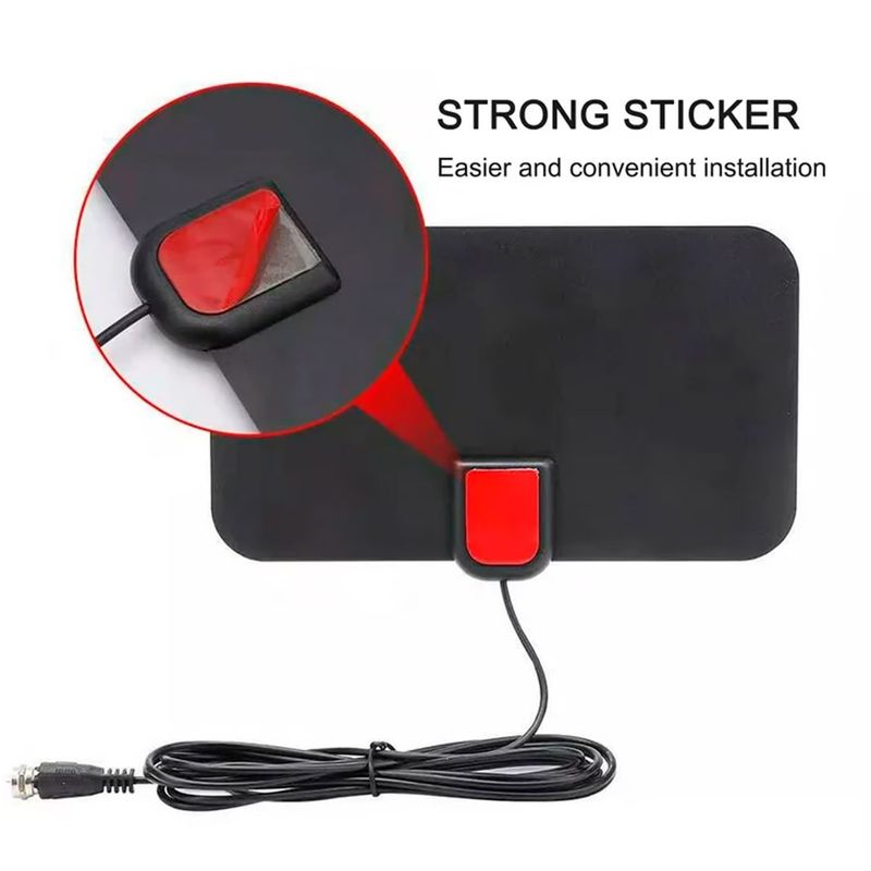 TECNOLAB - Antena Digital Full Hdtv 4K 25dB Con Amplificador Tecnolab TL588