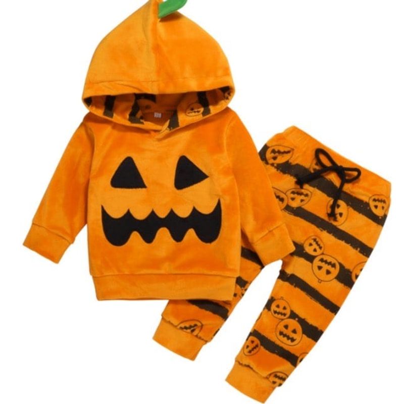 ANGO - Conjunto HALLOWEEN BEBÉ 2 pcs PLUSH CALABAZA