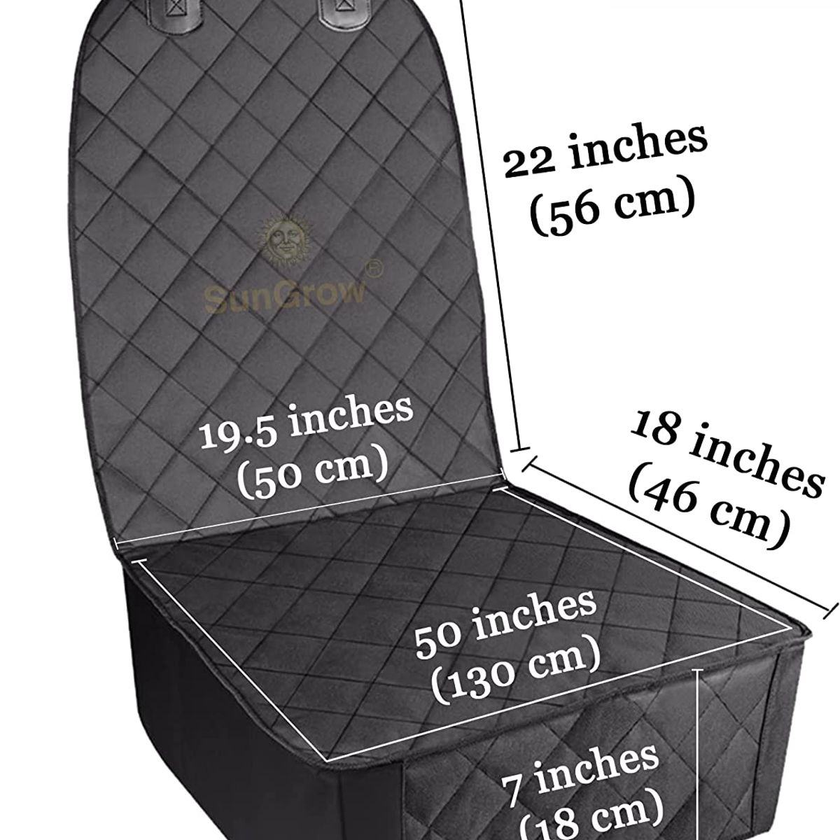 GENERICO - Funda Protectora Para Autos Cubre Asiento Mascotas Negro