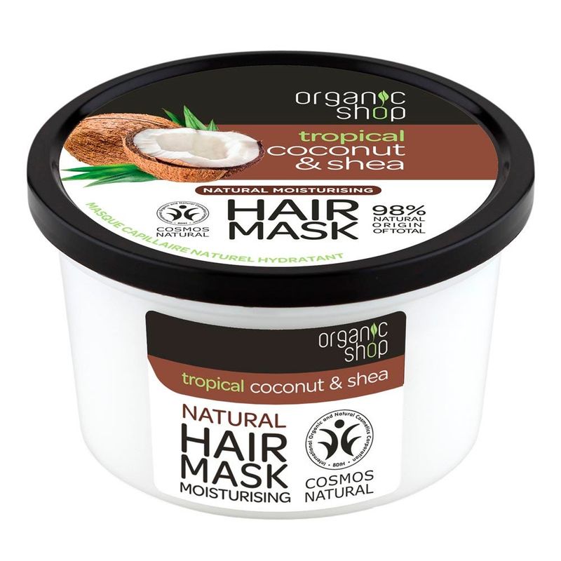 ORGANIC SHOP - Mascarilla Capilar Coconut & Shea - Hidratación 250 ml