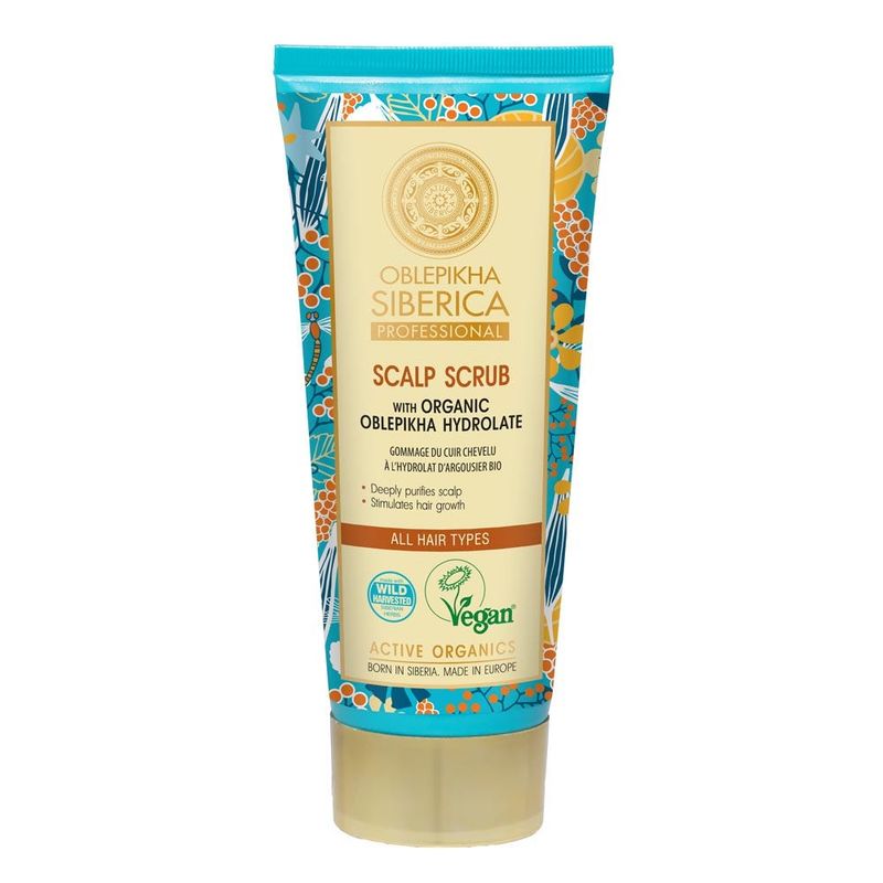 NATURA SIBERICA - Exfoliante Scalp Organic Oblepikha Hydrolate 200 ml
