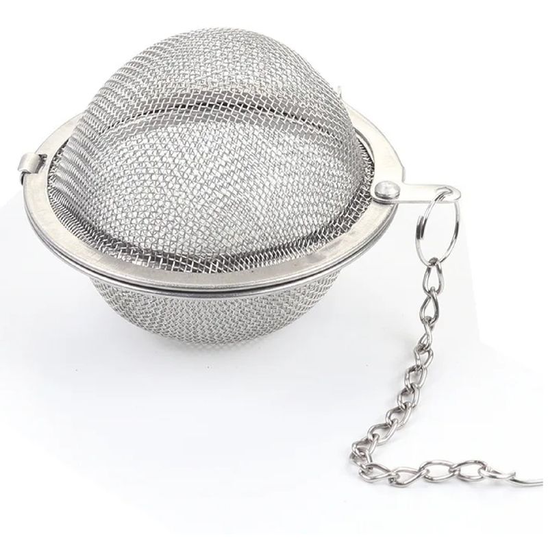 GENERICO - Filtro Infusor Para Té Tijera Hebras Color Metalico