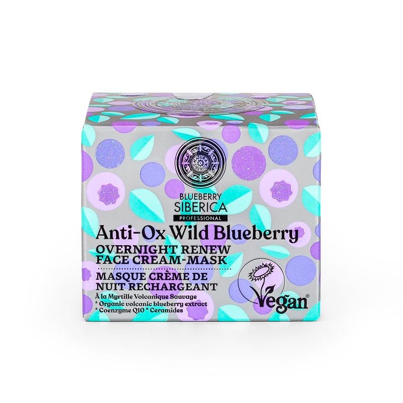 NATURA SIBERICA - Mascarilla de Noche Anti-OX Wild Blueberry 50 ml