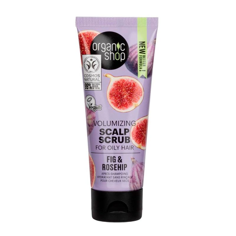 ORGANIC SHOP - Exfoliante Capilar Volumizing Fig-Rosehip-Cabello Graso 75ml