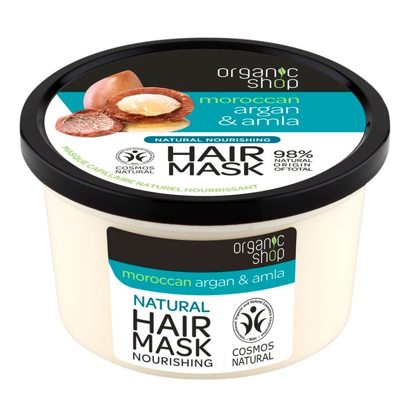 ORGANIC SHOP - Mascarilla Capilar Nourishing Argan & Amla - Nutrición 250ml