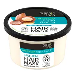 ORGANIC SHOP - Mascarilla Capilar Nourishing Argan & Amla - Nutrición 250ml