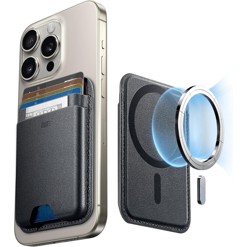 ESR - Tarjetero Magnético Para iPhone ESR Wallet Boost halolock