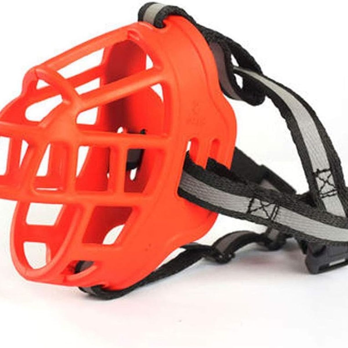 DEFENSOR FOREVER - Bozal De Goma Refrectante, Para Perros Grandes Xl Talla 6