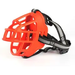 DEFENSOR FOREVER - Bozal De Goma Refrectante, Para Perros Grandes Xl Talla 6