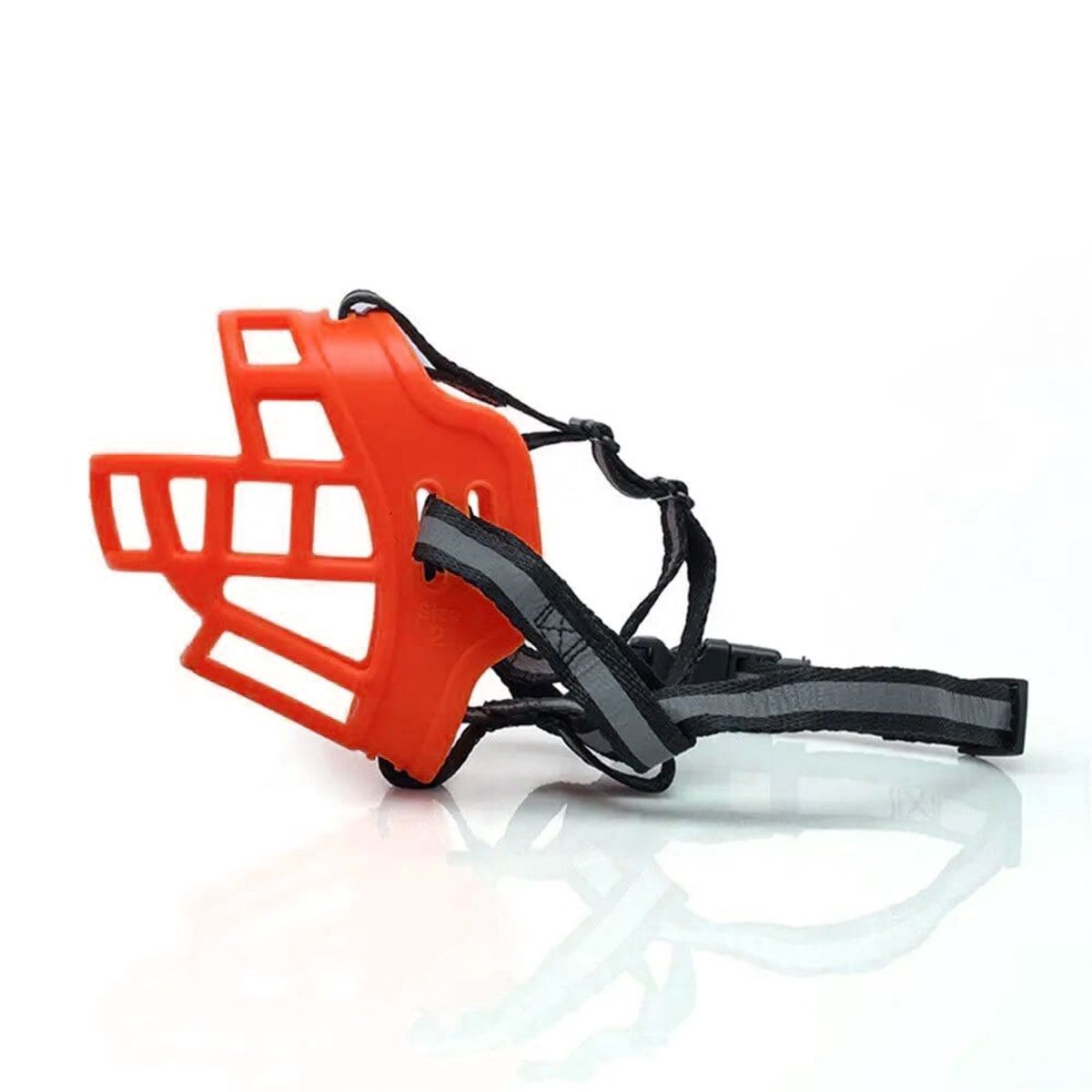 DEFENSOR FOREVER - Bozal De Goma Refrectante, Para Perros Grandes Xl Talla 6