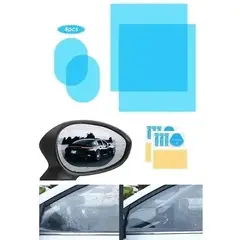 GENERICO - Lamina Anti-lluvia Para Espejo Retrovisor Y Laterales