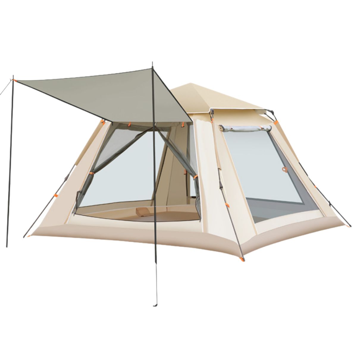 GENERICO - Carpa Camping 6-8 Personas Familiar Impermeable 210x210x125c