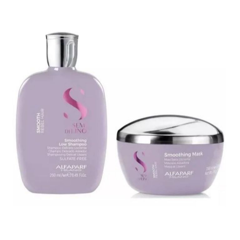 Set Shampoo Y Mascara Smoothing Semi Di Lino Alfaparf ...
