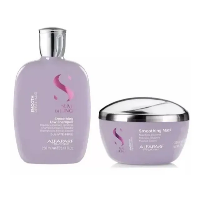 ALFAPARF MILANO - Set Shampoo Y Máscara Smoothing Semi Di Lino Alfaparf