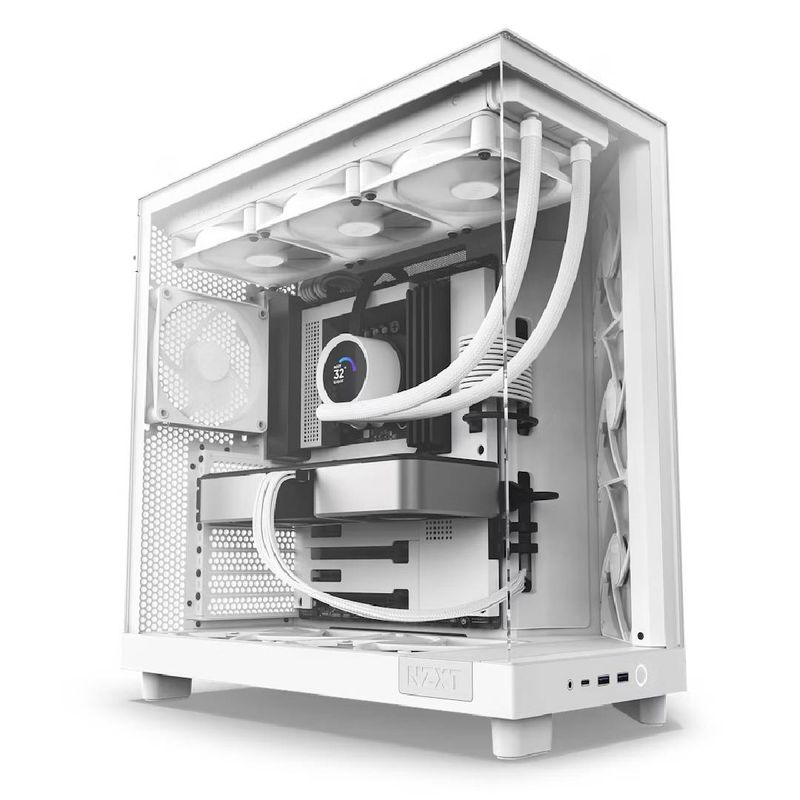GENERICO - Gabinete NZXT H6 Flow ATX Dual-Chamber Case Negro