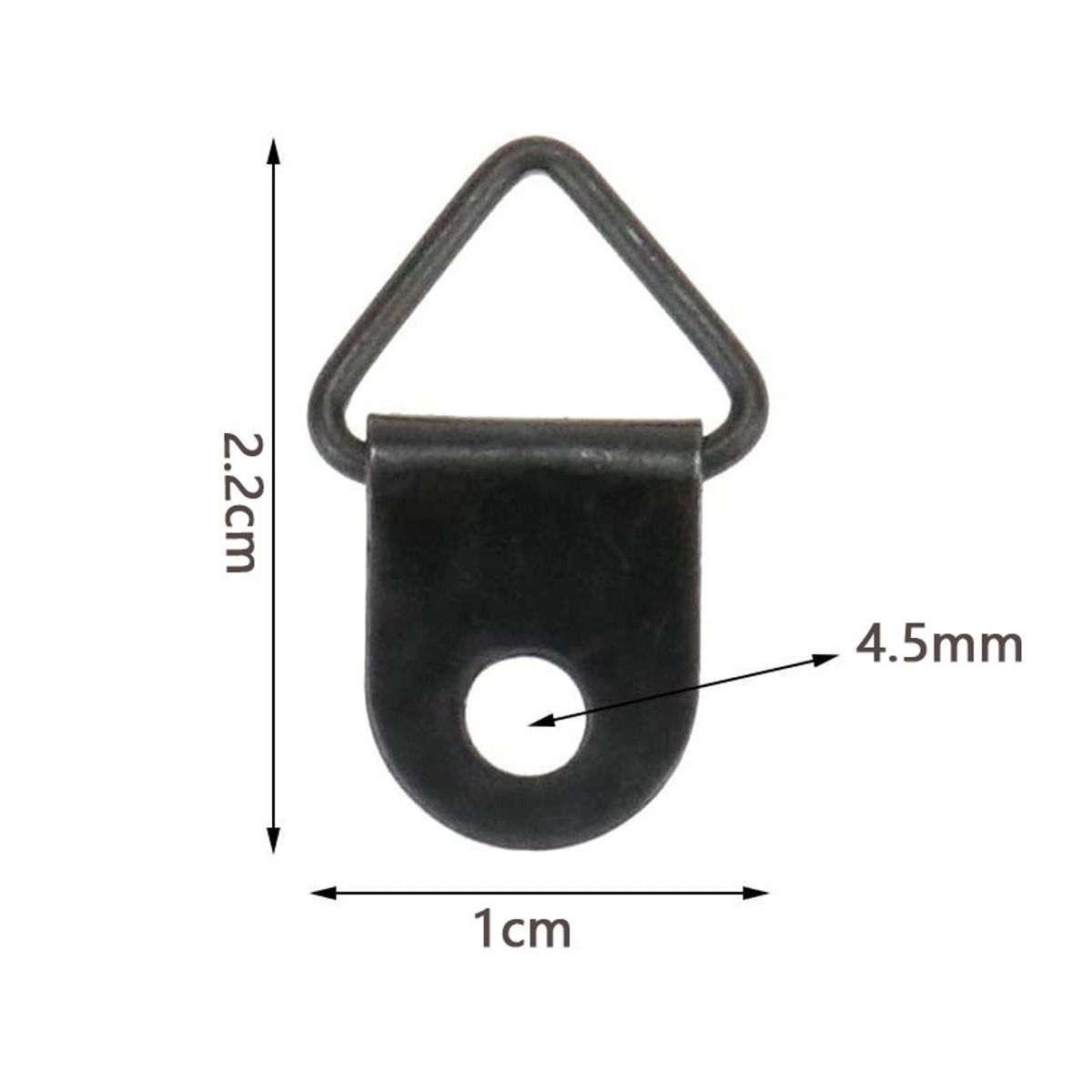 ATURE - 100u Ganchos En V P Para Colgar Cuadros Álbum Marco Fotos