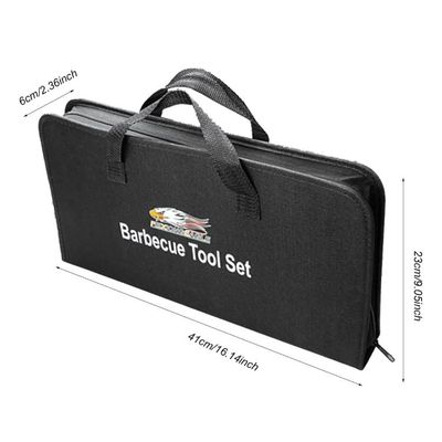 Imagen 2 del producto Set De 18 Piezas Utensilios Parrillero Asado Acero Inoxidable