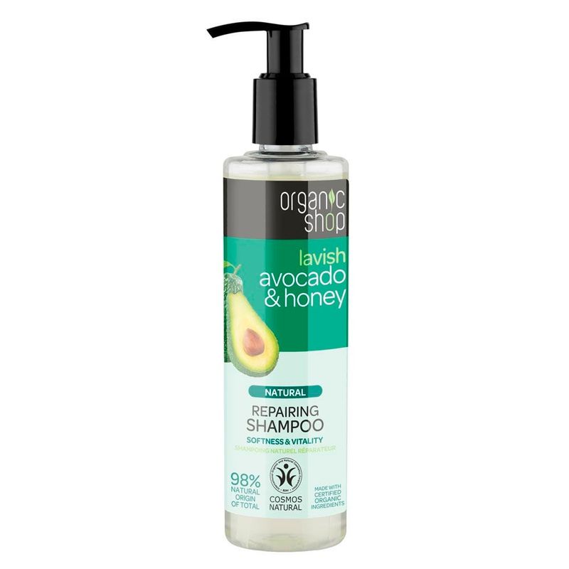 ORGANIC SHOP - Shampoo Repairing Avocado & Honey - Reparación 280 ml