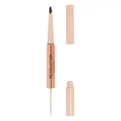 REVOLUTION - Lápiz de Cejas Fluffy Brow Duo Dark Brown