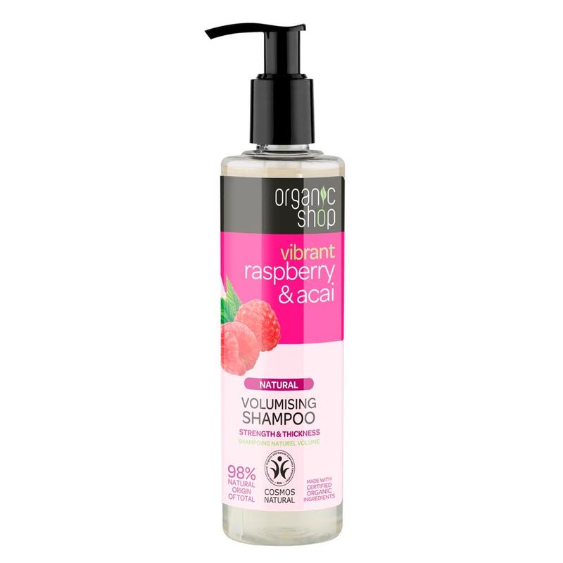 ORGANIC SHOP - Shampoo Volumising Raspberry & Acai - Voluminizador 280 ml