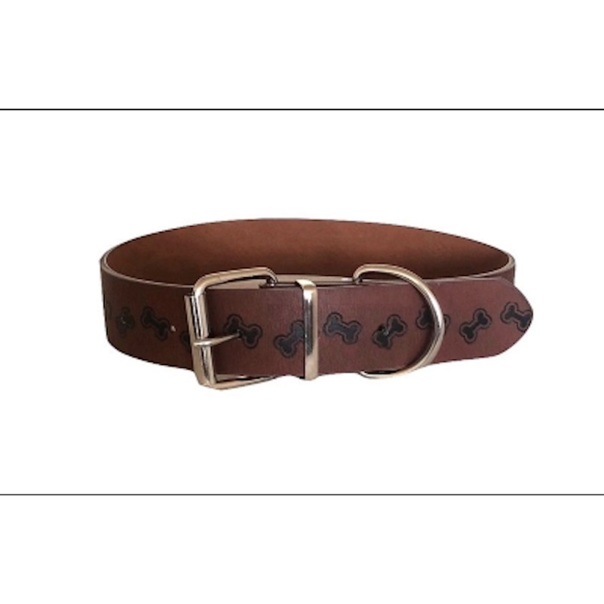 GENERICO - Collar de Ecocuero para perro Mediano