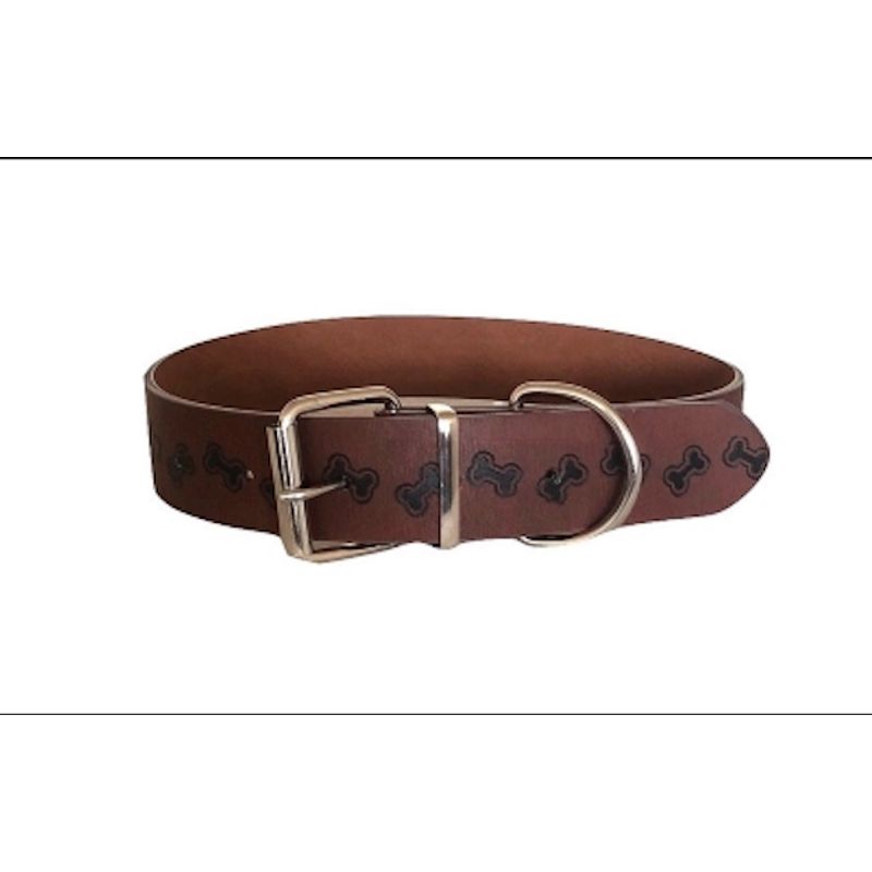 GENERICO - Collar de Ecocuero para perro Mediano