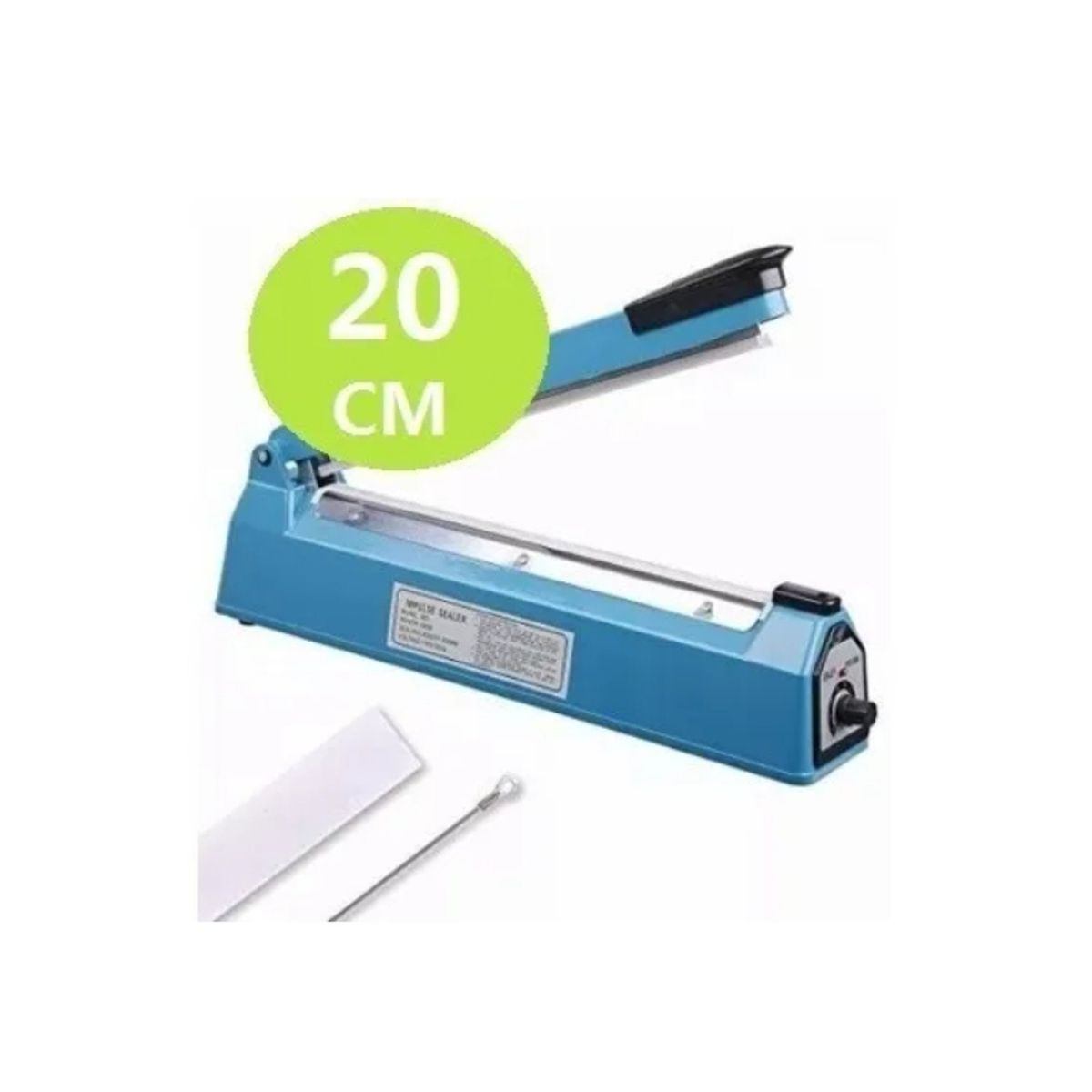 GENERICO - Selladora De Bolsas 20 Cm Metálica + Repuesto