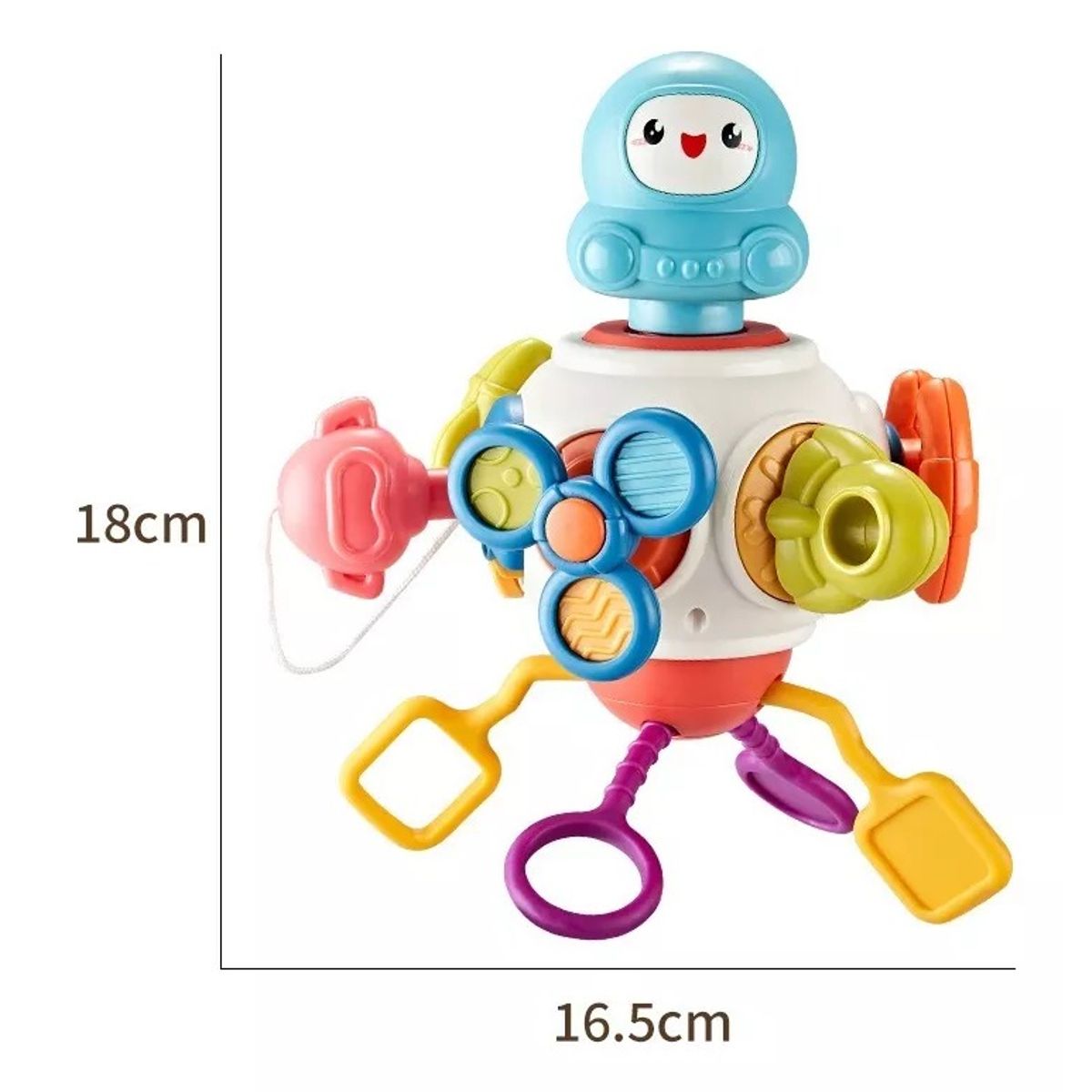 GENERICO - Juguete Sensorial Montessori 8 En 1 Importado