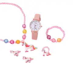 GENERICO - Pack reloj y accesorios lindo para niña