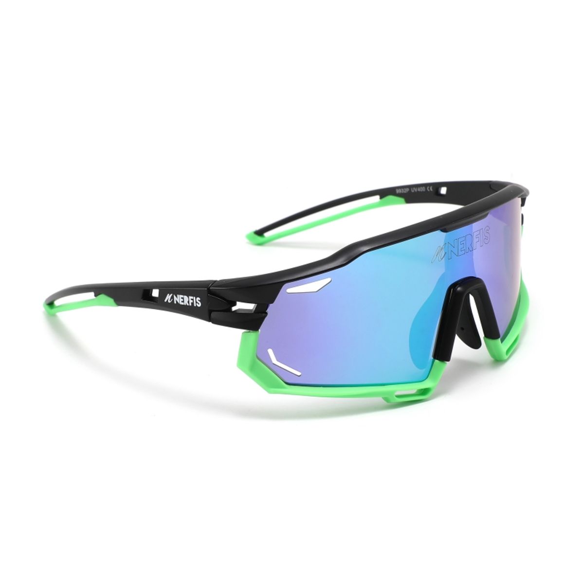 NERFIS - Anteojos de sol Pro Flying Green Polarizado