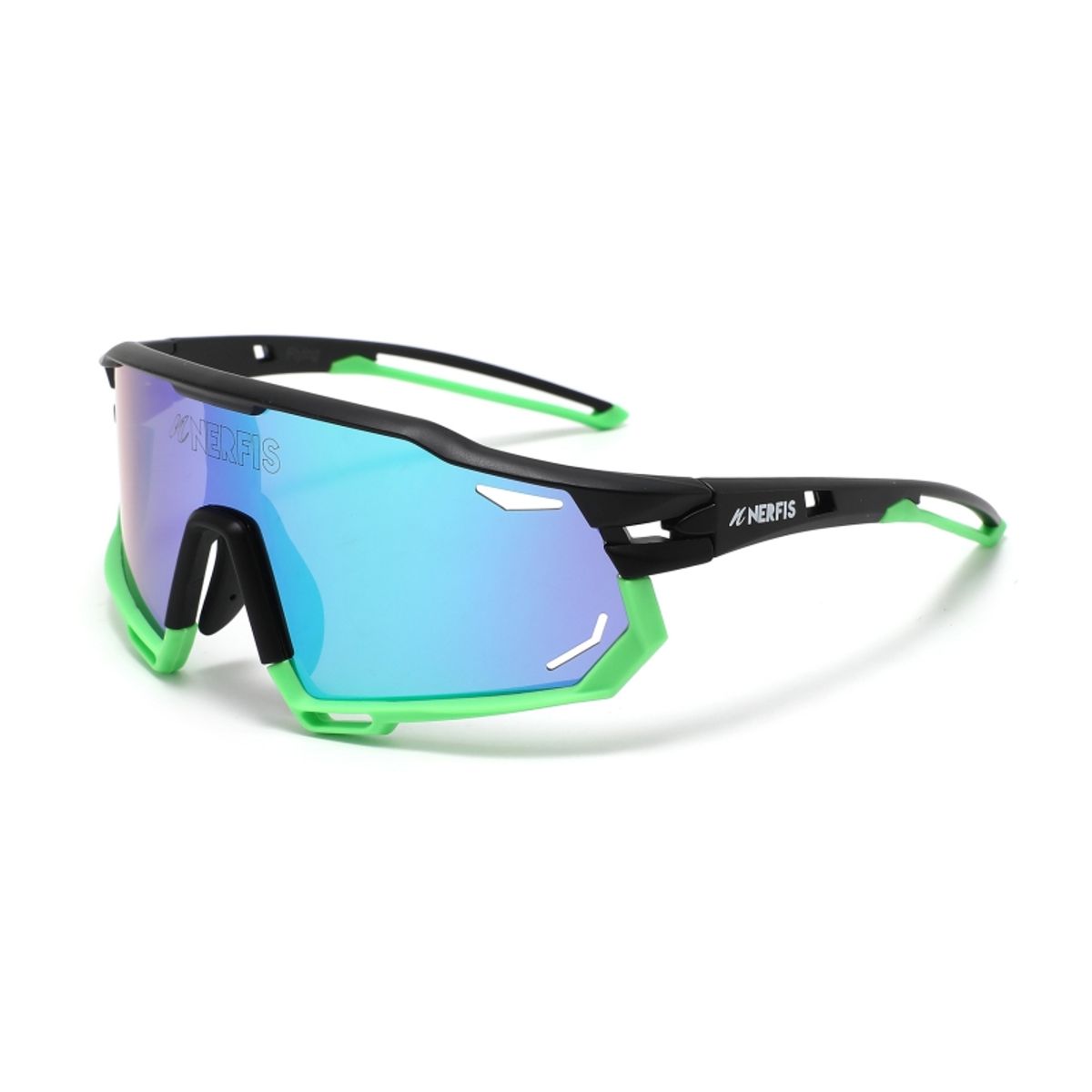 NERFIS - Anteojos de sol Pro Flying Green Polarizado
