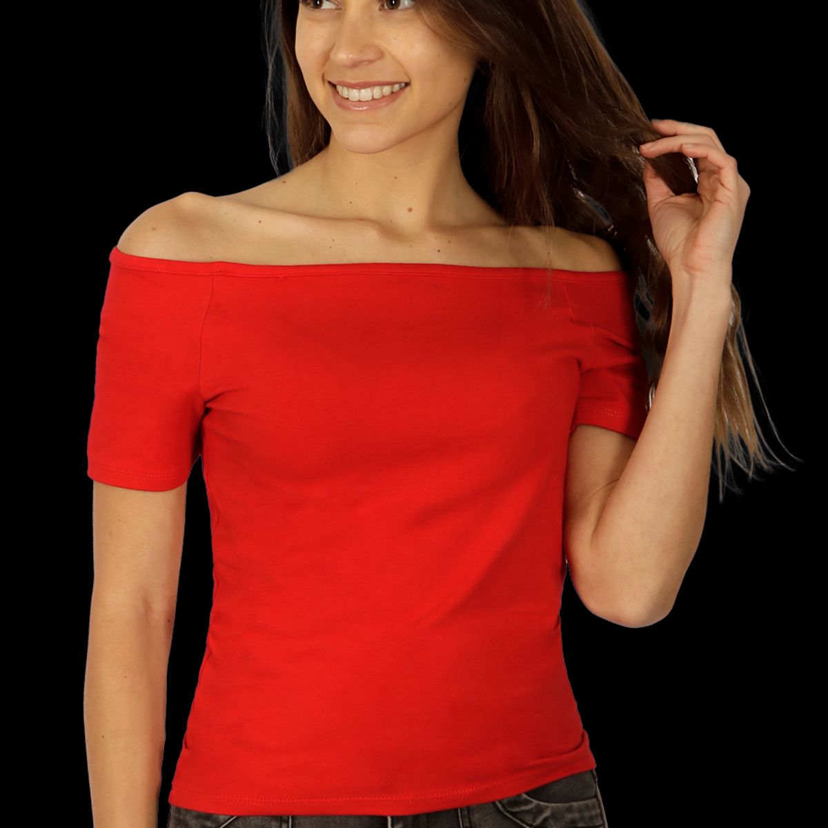 DIVINO JEANS - Polera Sara III Roja Divino Jeans