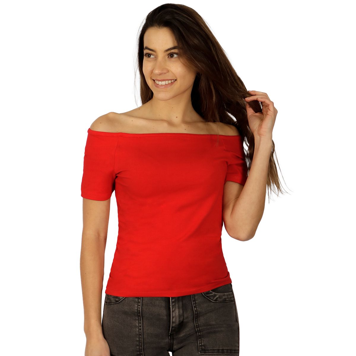 DIVINO JEANS - Polera Sara III Roja Divino Jeans
