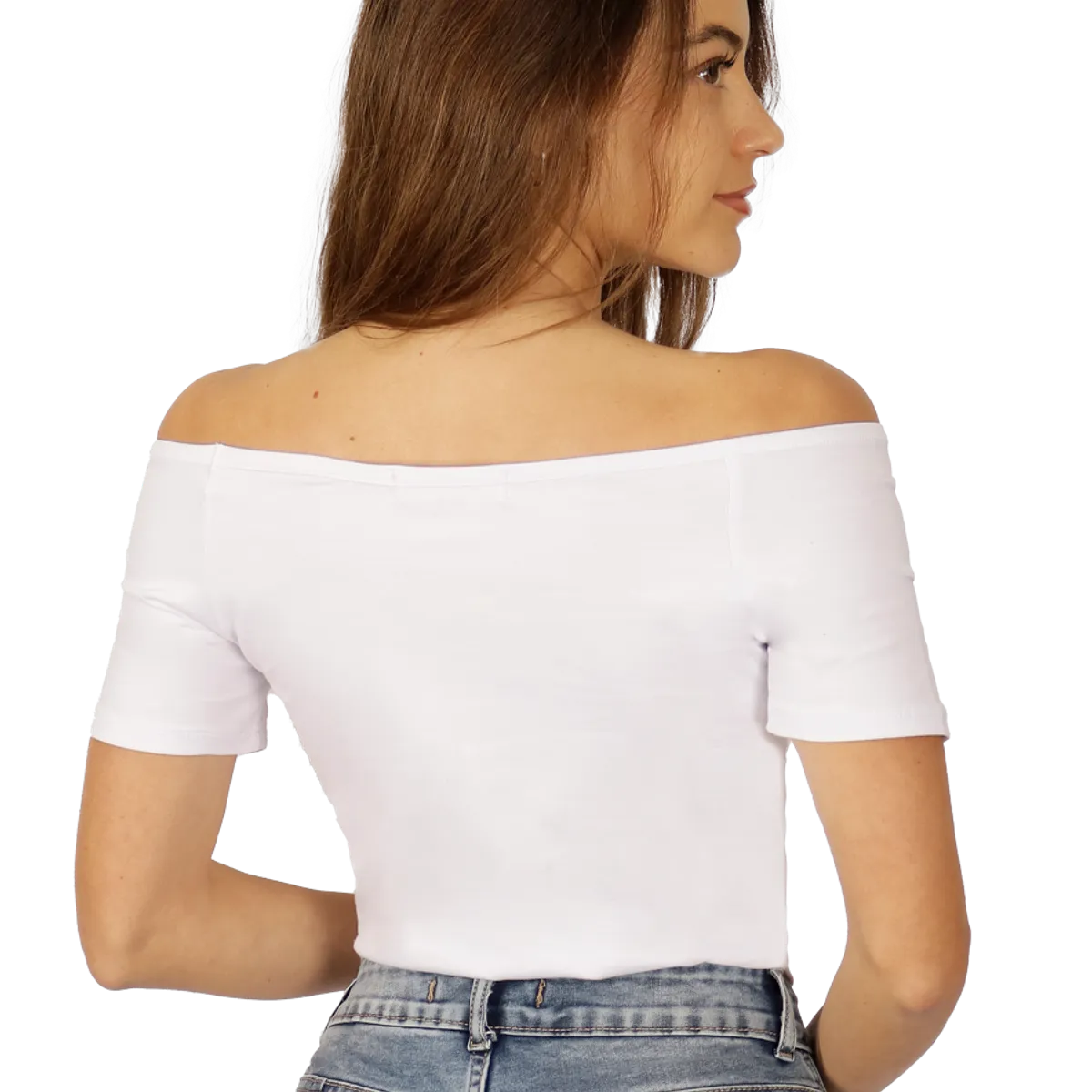 DIVINO JEANS - Polera Sara II Blanca Divino Jeans