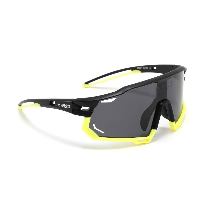 NERFIS - Anteojos de sol Pro Flying Black Yellow Polarizado