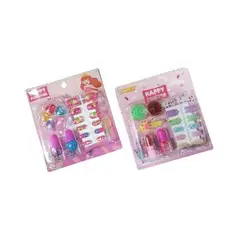 GENERICO - Pack 2 sets pintura de uñas para niña